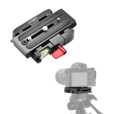 P200 Quick Release Plate-Aluminum Alloy Camera Tripod Base Plate with 1/4 and