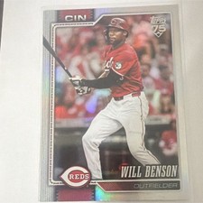 Topps 2026 Series 1 75th Anniversary Will Benson #171 Reds Baseball Card