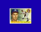 LOT of (5) 1955 Topps Vintage Baseball Cards - Eddie Mathews #155 - Mint