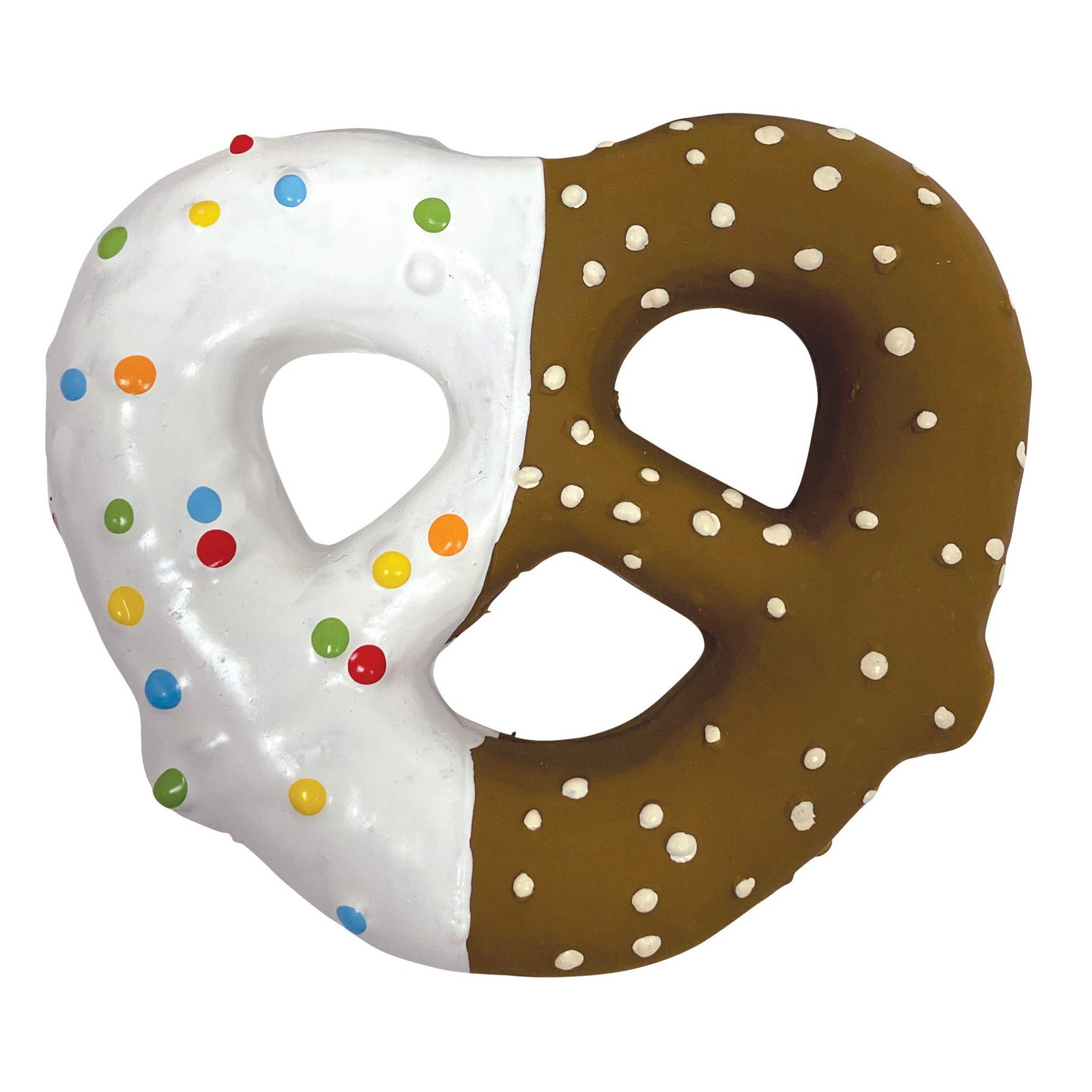 fouFIT 87377 Dessert Chew Latex Toy for Dogs, Chocolate Dipp
