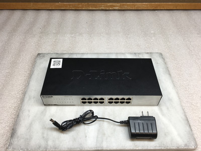 D-Link Ethernet Switch 16 Port Gigabit Unmanaged  DGS-1016C With PSU