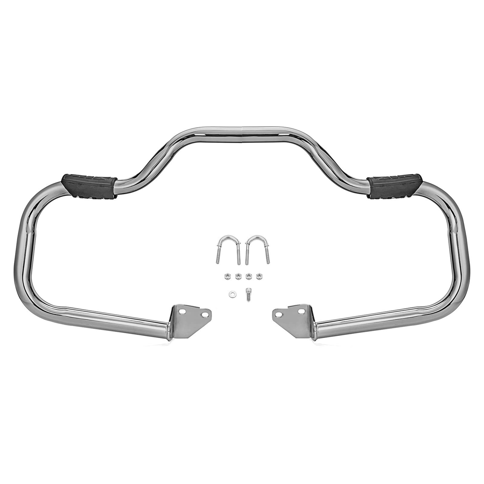 Mofun 1.25" Engine Guard Highway Crash Bar Chrome Compatible with Harley Dyna...