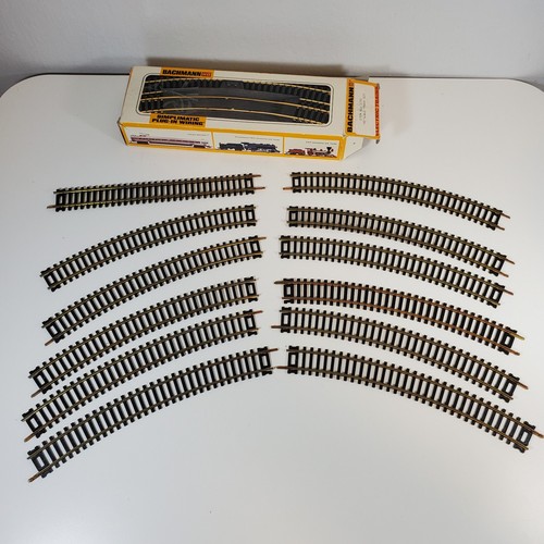 Juego de vías de tren Bachmann escala HO 12 piezas modelo 1772 plástico metal vintage | Zustand: Used