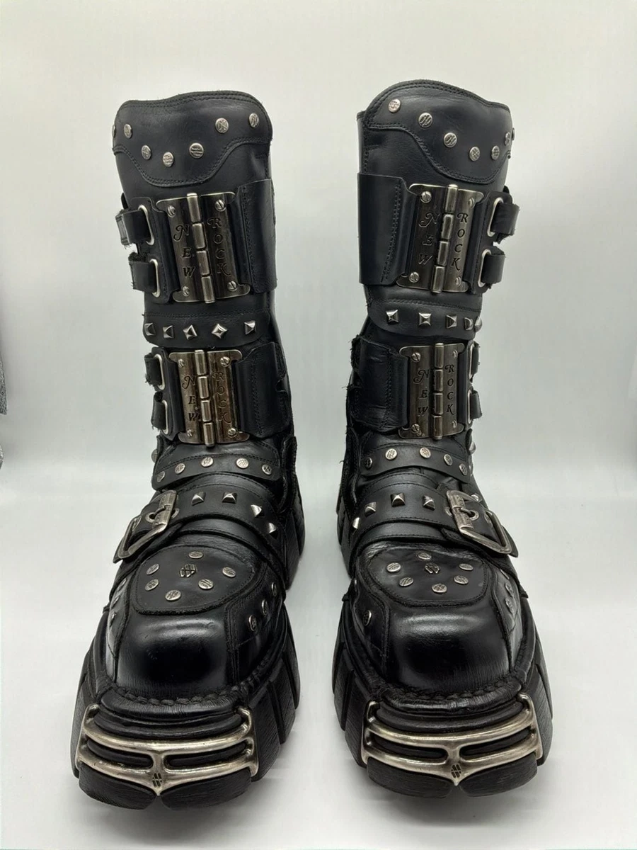 New Rock Leather Boots for Women for sale | eBay