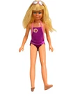 Sunsational Malibu Skipper Barbie Doll Vintage 1981 Swimsuit Sunglasses #1069