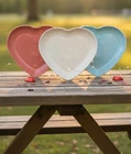 FIESTA HEART PLATE TRIO