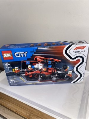 LEGO CITY: F1 Pit Stop & Pit Crew with Ferrari Car (60443)