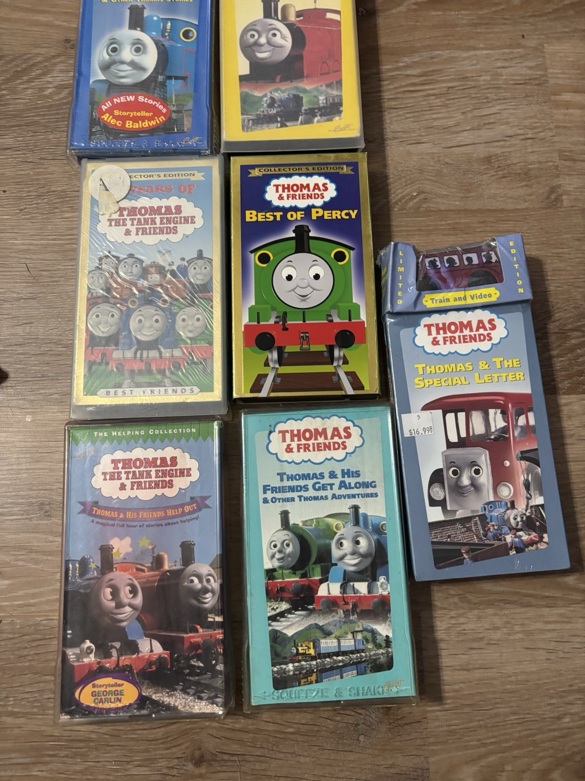 Vintage Lot of 13 Thomas The Tank Engine & Friends VHS Tapes