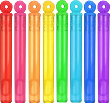 32 Piece 8 Colors Mini Bubble Wands Assortment Party Favors Toys For Kids NEW