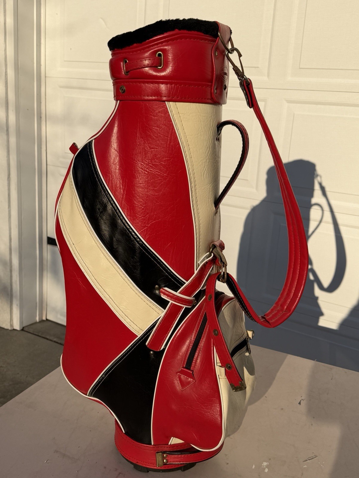 Bag Tri-color Red/black/beige