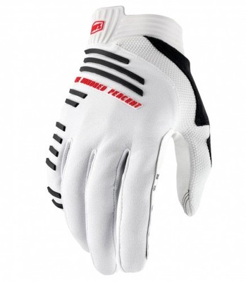 100% R-Core Full Finger Herren Handschuhe XL Silber