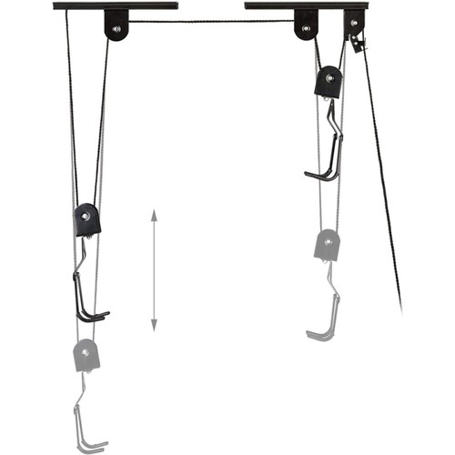 Sollevatore per bicicletta con supporto a soffitto fino a 60 kg Bike-Lift e-bike sollevatore a soffitto bicicletta DE - Foto 4 di 15