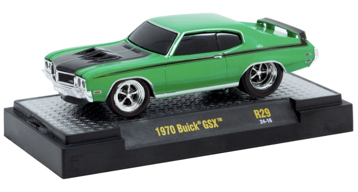 M2 MACHINES 1970 Buick GSX　３台セット 1970 Buick GSX Green Diecast Model Car | M2 Machines