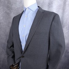 J Crew Ludlow Blazer Mens 40L Gray Tollegno 1900 Italian Wool Sport Coat Jacket