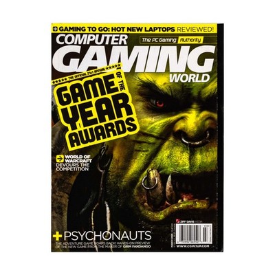 Golden Emp Computer Gam  #249 ''Hot New Laptops, Game of the Year Awards Mag VG+