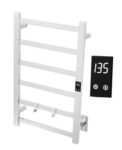 Ultra-Thin Electric Towel Warmer with Timer & Temperature Control