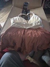 GAMISS Women's One Piece Swim Dress Swimsuits Halter Color Block Tummy...