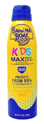 Banana Boat Spf#100 Kids Max Protect & Play Spray 6oz
