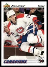 Denis Savard 1991 Upper Deck French 242  Base NM