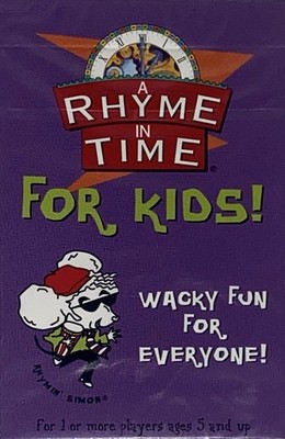 A Rhyme In Time Flash Cards For Kids Learning Education Preschool Age 5+ 1995