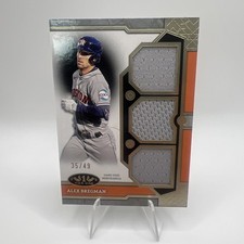 2024 Topps Tier One - Triple Relics 35/49 Alex Bregman - HOU Astros