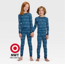 Wondershop Kids Hanukkah Menorah Ribbed Long Sleeve Pajama Set  Size 8