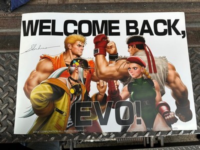 EVO x SNK 2022  Welcome Back EVO  Collaboration Poster (Shinkiro variation)