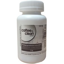 100 Reinigungstabletten 1,3g extra dünn, für WMF Sage Siebträgermaschinen