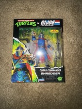 Teenage Mutant Ninja Turtles X G.I. Joe COBRA COMMANDER SHREDDER Playmates - NEW