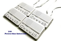 Intercom Central 246 - 4 Channels Home Power-line Intercom System 3 Wire Whit... Intercom Central 246 - 4 Channels Home Power-line Intercom System 3 Wire Whit...