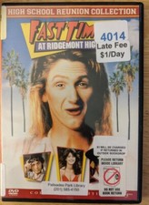 Fast Times at Ridgemont High (DVD Widescreen Collectors Edition) Library Copy 