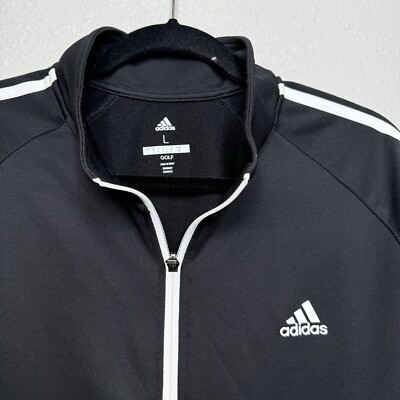 サイズ：M ADIDAS GOLF アディダスゴルフ HY0948 裏地付 ナイロン ジャケット  ブラック系 [240101429950] ゴルフウェア メンズ ストスト セール】4wayストレッチナイロン撥水ジャケット【adidas Golf