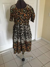 NIGERIAN AFRICAN WAX ANKARA DRESS  CULTURAL ETHNIC CLOTHING AFRICA 