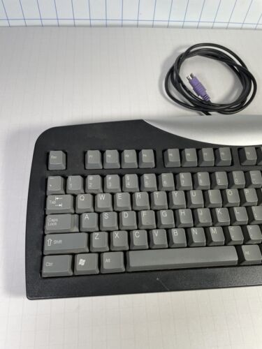 Vintage Gateway Computer Keyboard SK-9921 - Wired - Dark Grey And Silver -Works. - Picture 2 of 18