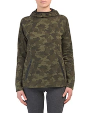 Kyodan womens Pullover Hoodie Sweatshirt Top size Small Camouflage Hooded $78