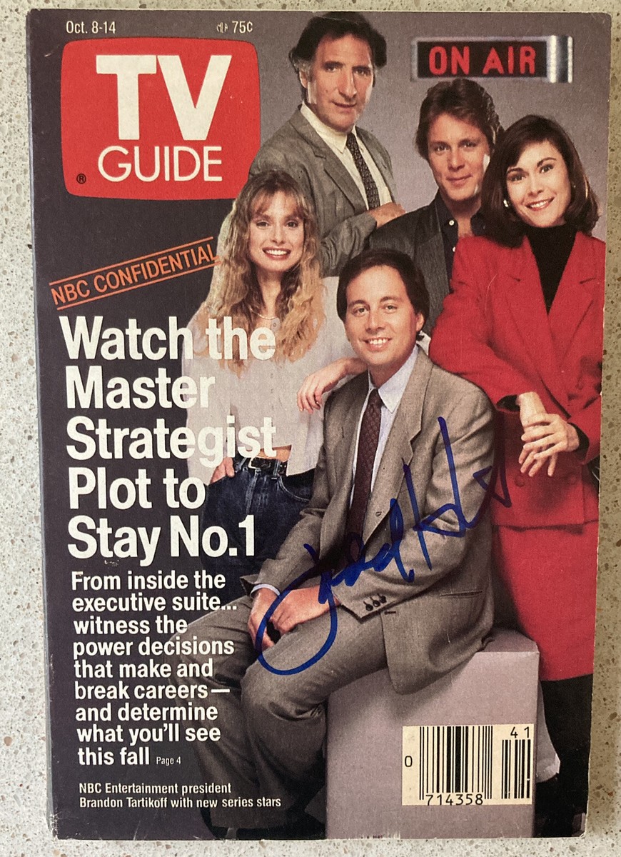 Judd Hirsch Dear John Signed TV Guide October 8 1988 / No