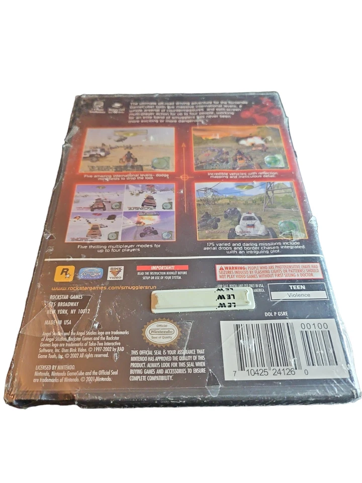 SMUGGLER'S RUN: WARZONES ( NINTENDO GAMECUBE, 2002) Factory sealed - Image 4 of 4