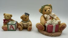 Three Cherished Teddies Enesco Figurines Great Condition Vintage 1900s