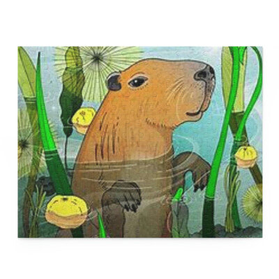 cute capybara Puzzle (120, 252, 500-Piece) | eBay