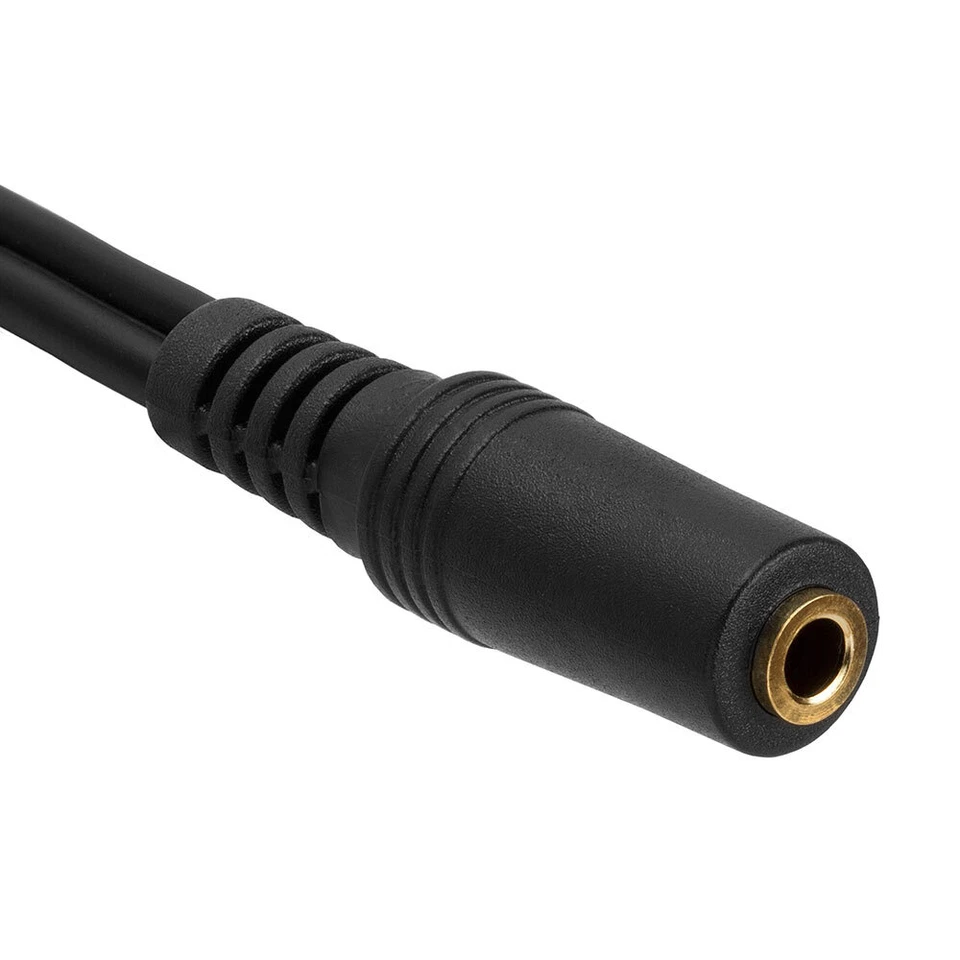 2 Pack 3.5mm Audio to 2 RCA Cable 1/8" Stereo Female to 2RCA Male Y Splitter Aux - Image 4 of 4