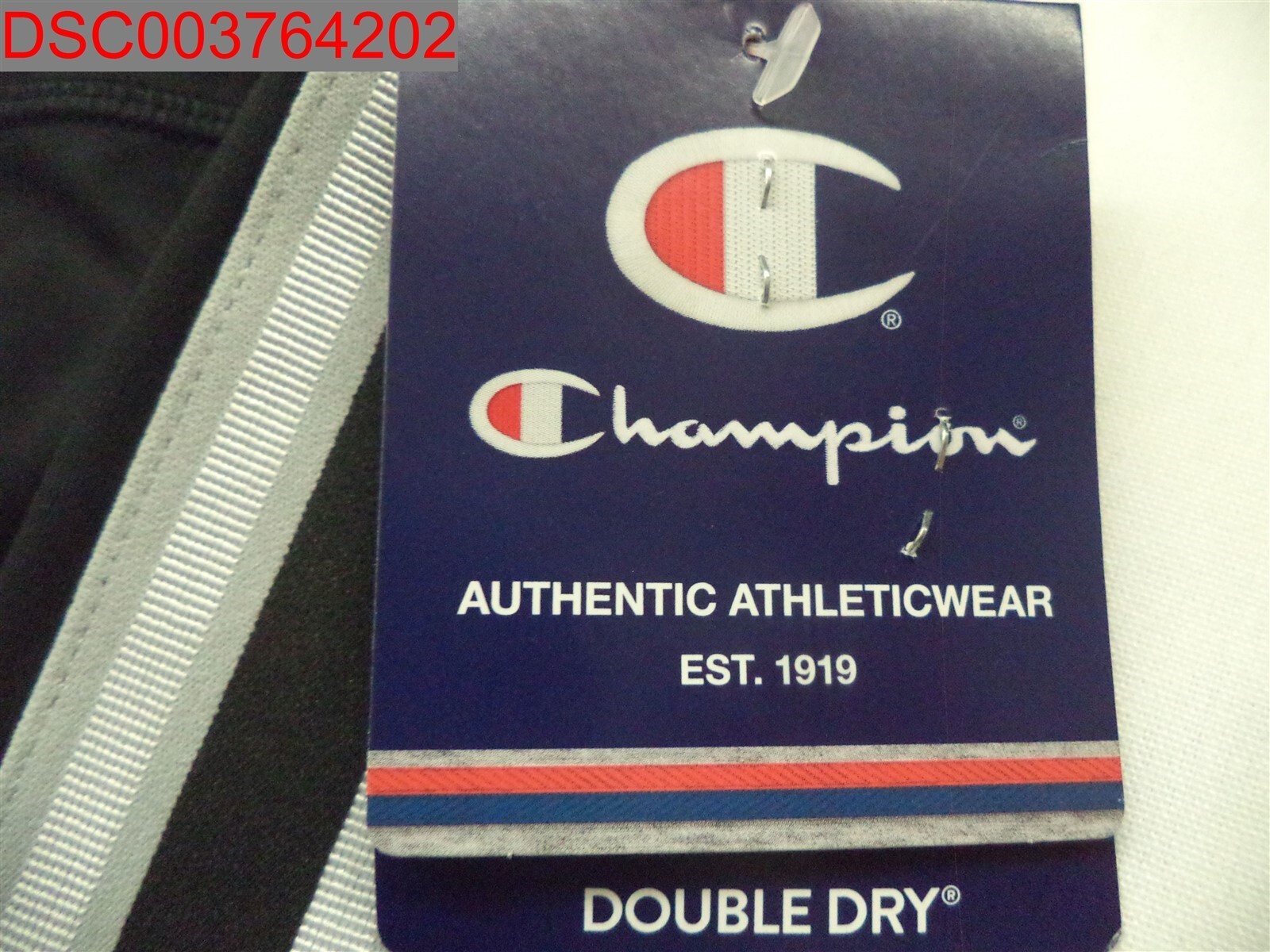 NWOT - Champion Women's Black Double Dry Striped High-Waist Leggings, Size XL image 10