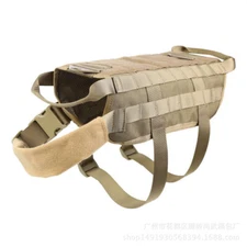 Dog Harness Tactical Vest No Pull Train for Large Medium Size Breed with Handle