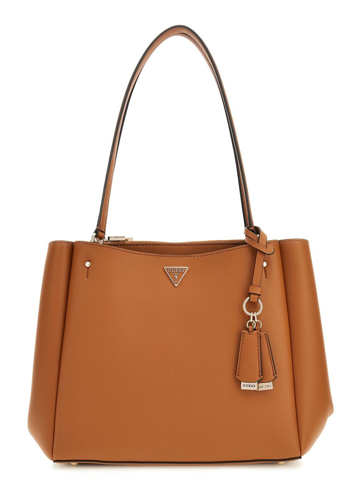 GUESS handbag Talent Multi Comp Tote Caramel