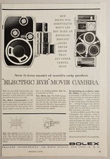 1959 Print Ad Bolex Electric Eye Movie Cameras Paillard Inc New York,NY