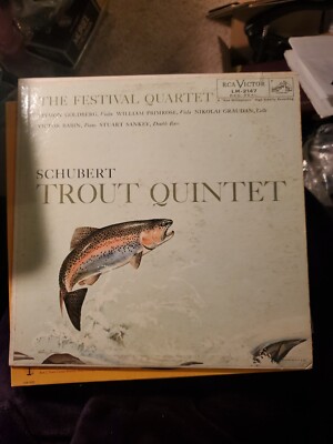 The Festival Quartet Schubert Trout Quintet With Special Inside Sleeve.