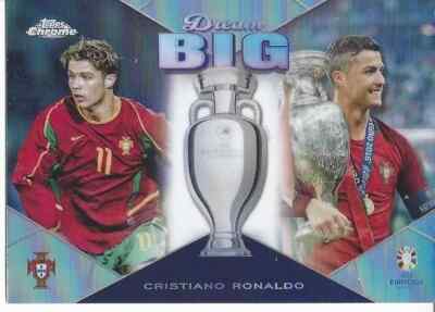 CRISTIANO RONALDO 2024 TOPPS CHROME UEFA EURO REFRACTOR DREAM BIG