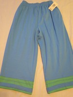 Bon Worth Blue Capri’s Cropped Pants Womens Size S Small Elastic Waist Bon Worth Blue Capri’s Cropped Pants Womens Size S Small Elastic Waist