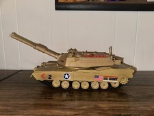 Vintage 1993 Toy State Industrial US M1 Abrams Tank WORKS PERFECTLY