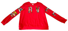 Marvel Sweatshirt Youth L Red Comics Super Hero Graphics Unisex Child Marvel Co