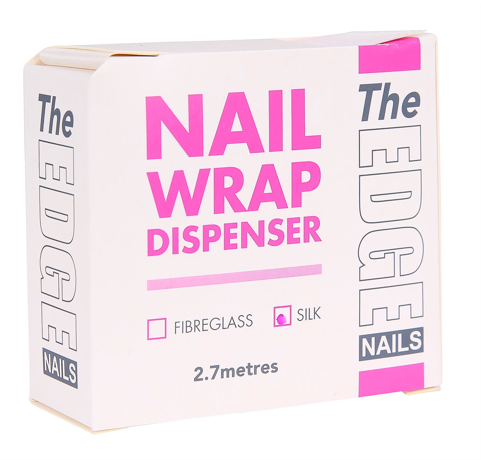 THE EDGE NAIL WRAP DISPENSER (SILK) 2.7M tips extensions nails wraps